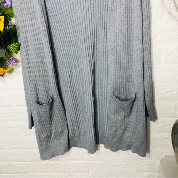 🌼3/$30🌼NWT SO Grey Open Cardigan Large - Picture 4 of 16